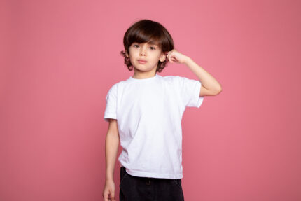 Rainbow Dreams Cotton Tee – White