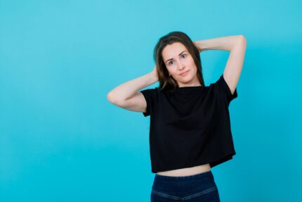 Minimalist Monochrome Tee – Black